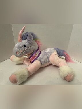 Vintage Animal Alley Unicorn
Plush Purple & Pink with Sparkle horn from ToysRUs